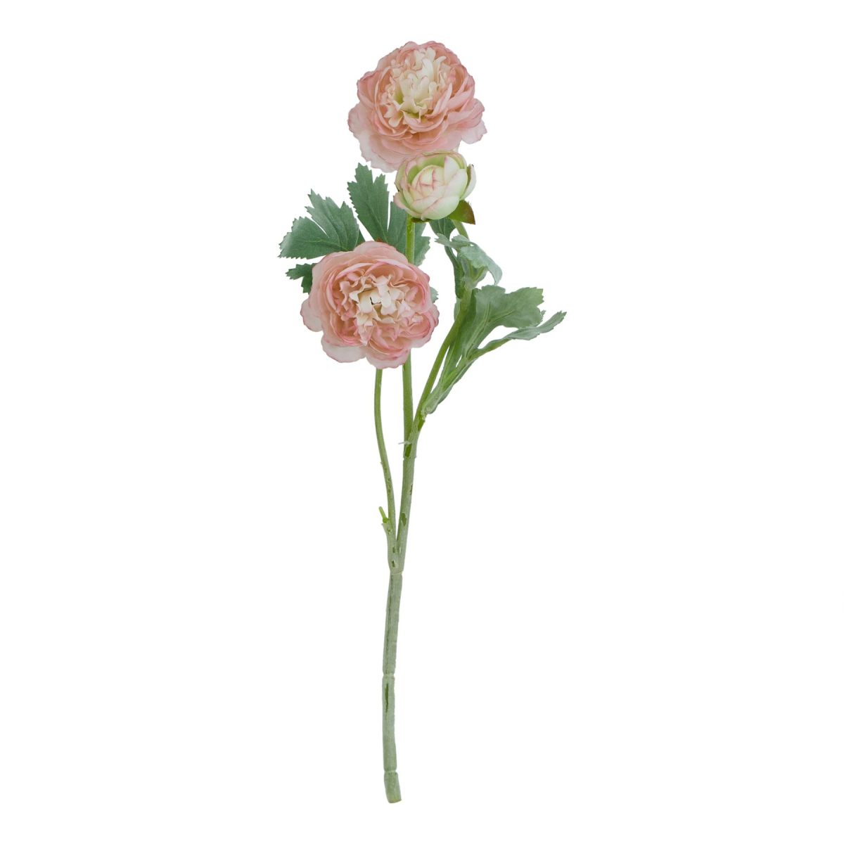 Ava's Garden Collection Artificial Ranunculus, Pink - 50cm