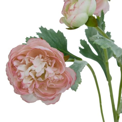 Ava's Garden Collection Artificial Ranunculus, Pink - 50cm