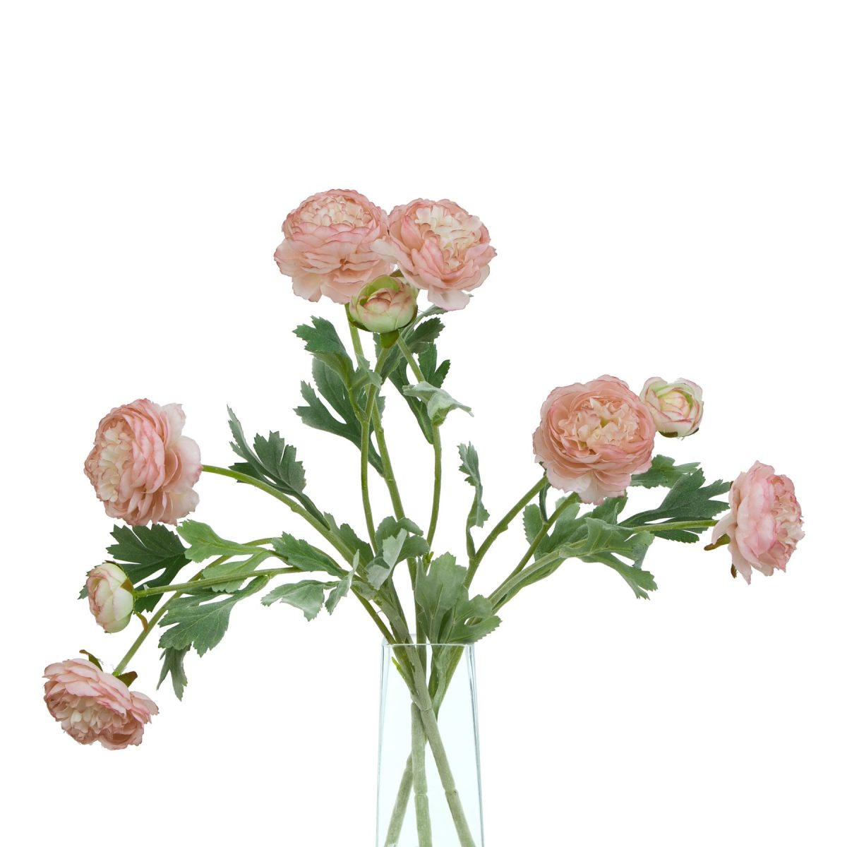 Ava's Garden Collection Artificial Ranunculus, Pink - 50cm