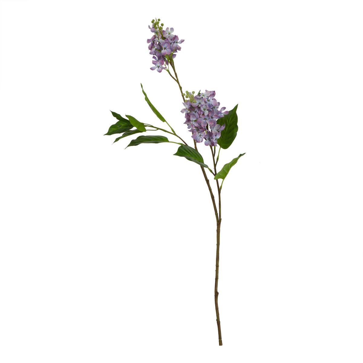 Ava's Garden Collection Artificial Lilac Stem, Purple - 75cm x 30cm