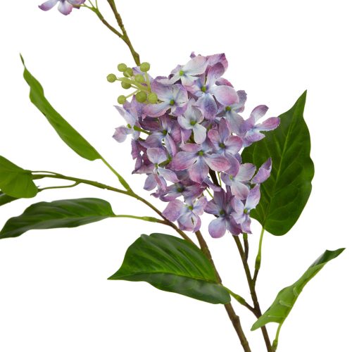 Ava's Garden Collection Artificial Lilac Stem, Purple - 75cm x 30cm