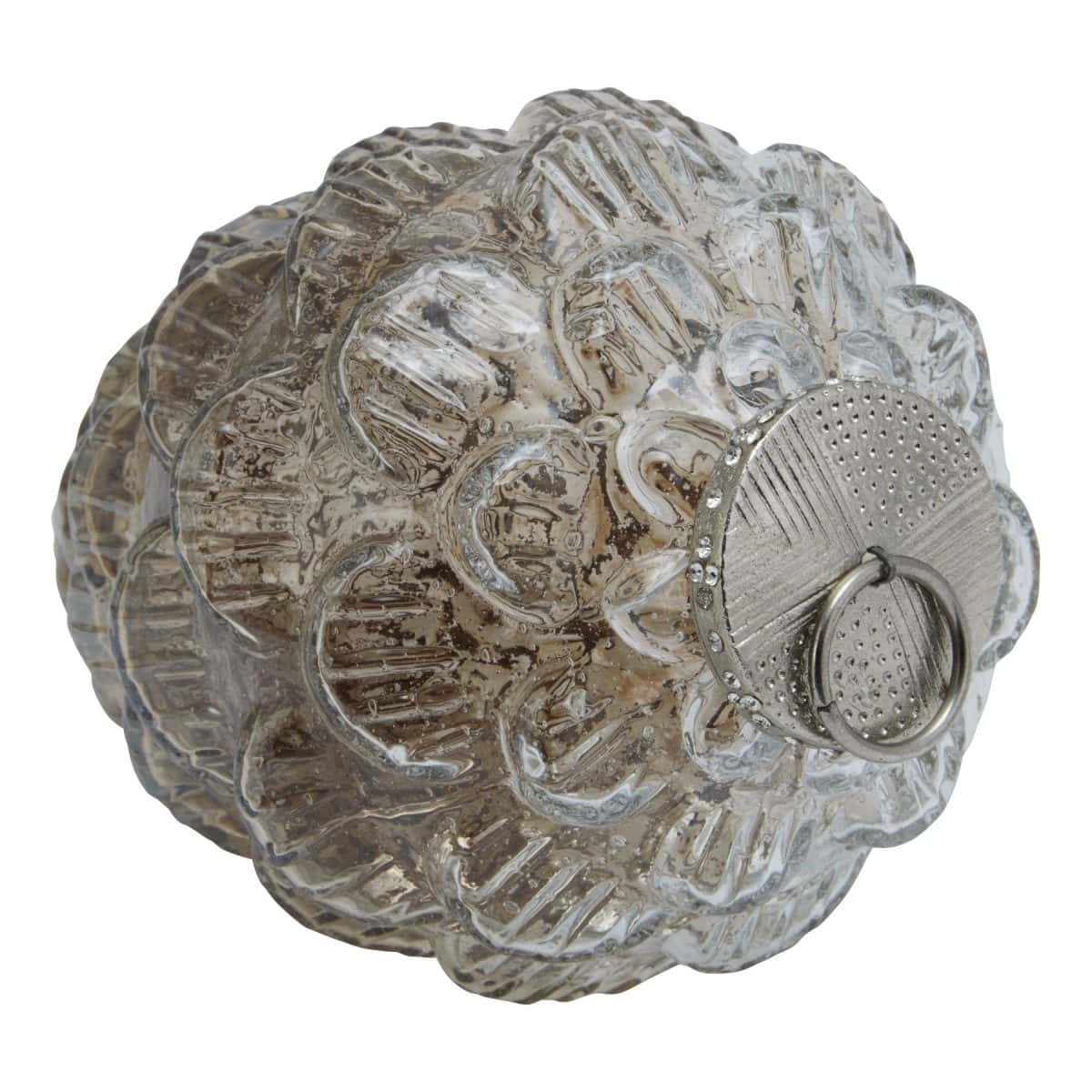 Coffee Pine Cone Bauble - 11cm x 11cm x 18cm
