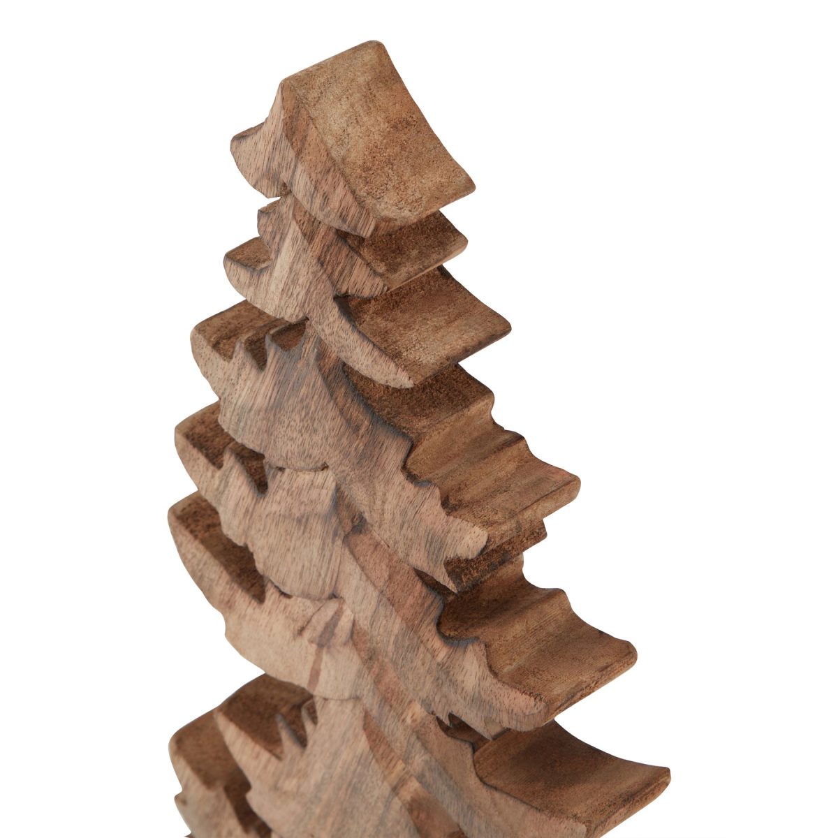Natural Wooden Large Christmas Tree - 6cm x 16cm x 50cm