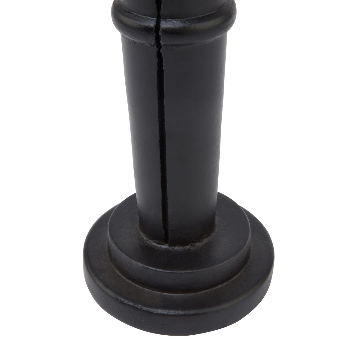 Minimalist Black Wooden Large Nutcracker Decoration - 12cm x 14cm x 60cm