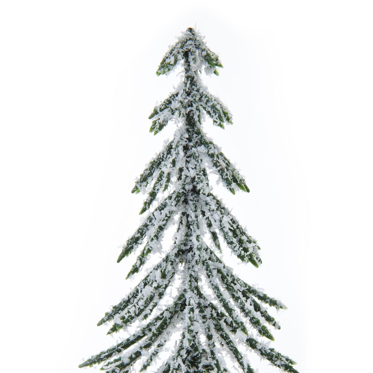 Medium Snowy Spindle Tree In Wood Log - 30cm