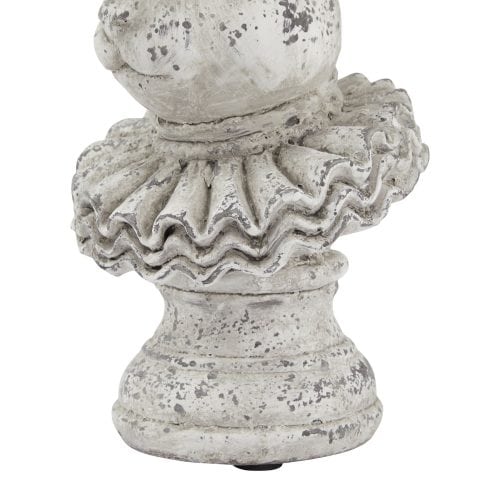 Stone Effect Ruffle Hare Ornament - 37cm x 16cm