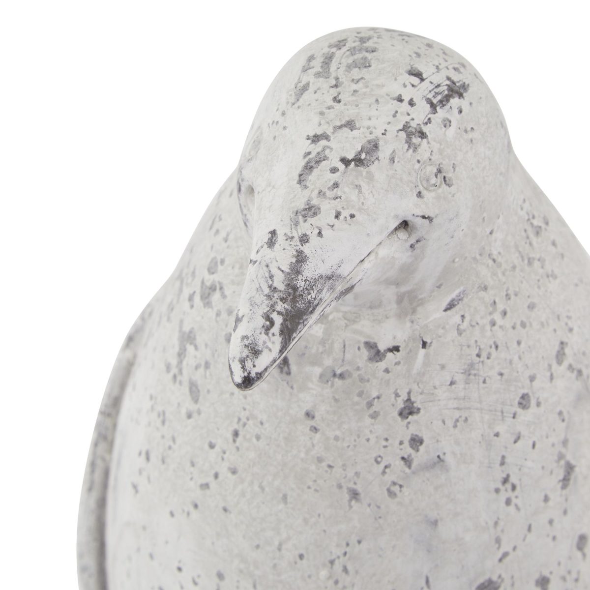 Small Grey Stone Effect Penguin Statue - 12cm x 12cm x 21cm
