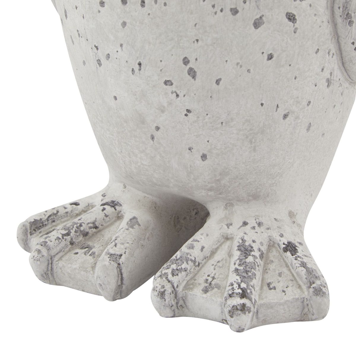 Medium Grey Stone Effect Penguin Statue - 13cm x 13cm x 26cm