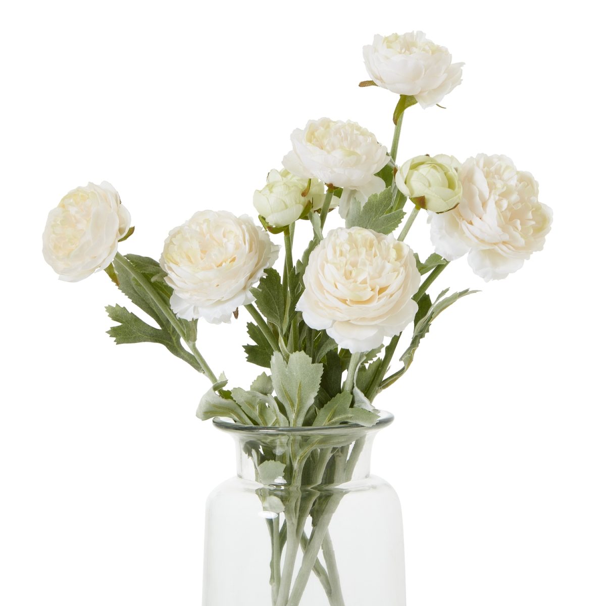 Ava's Garden Collection Artificial Ranunculus, Apricot - 50cm