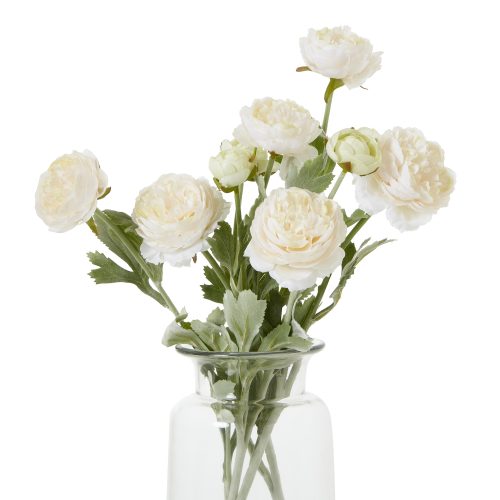 Ava's Garden Collection Artificial Ranunculus, Apricot - 50cm