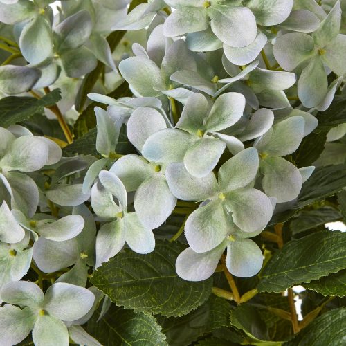 Artificial Green Hydrangea In Pot - 58cm