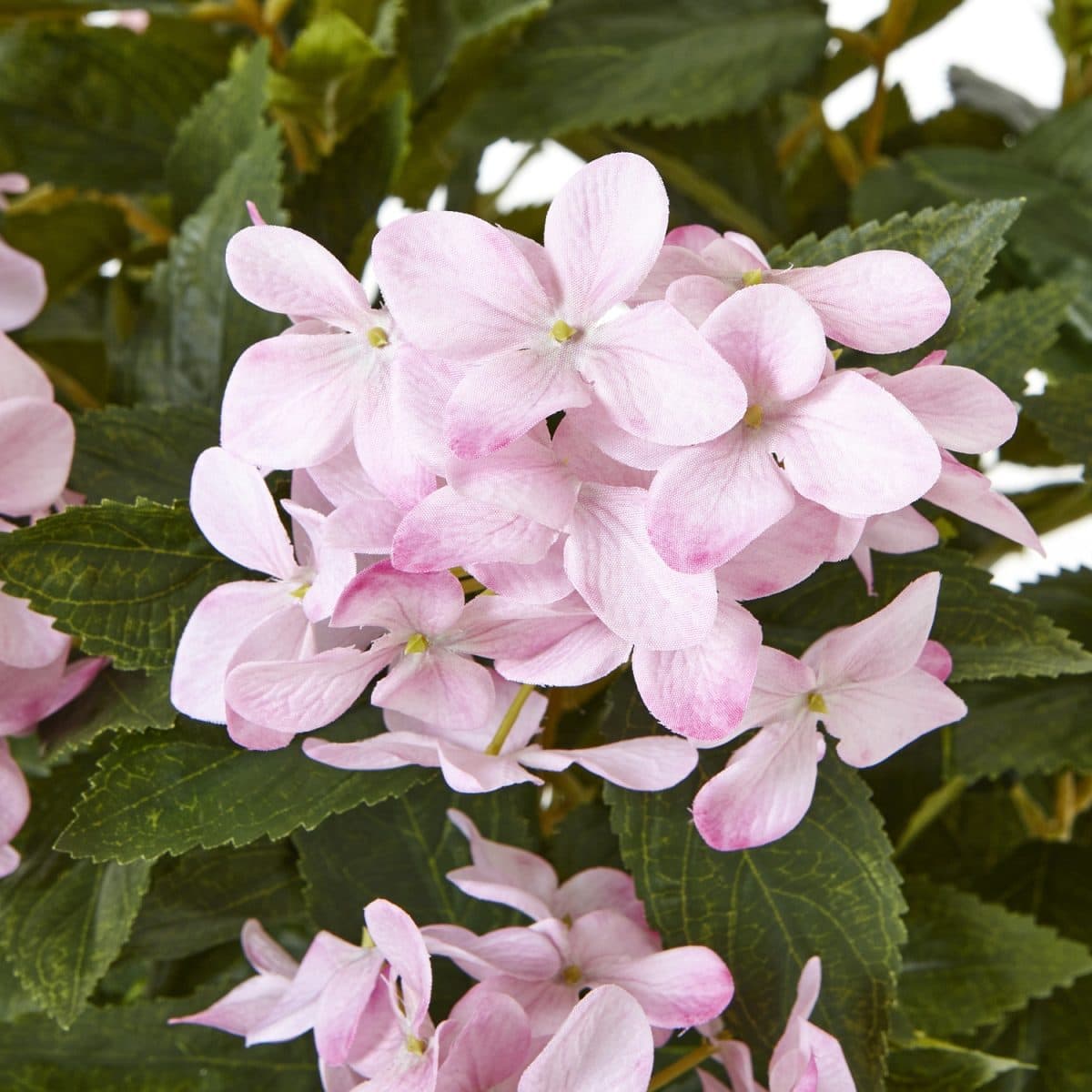 Artificial Pink Hydrangea In Pot - 71cm