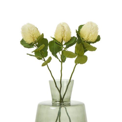 Artificial Banksia Stem, Cream - 59cm