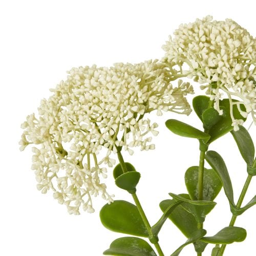 Artificial Sedum Spray, Cream - 58cm