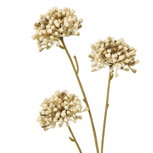 Artificial Allium Spray, Brown - 60cm