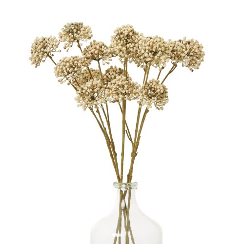 Artificial Allium Spray, Brown - 60cm