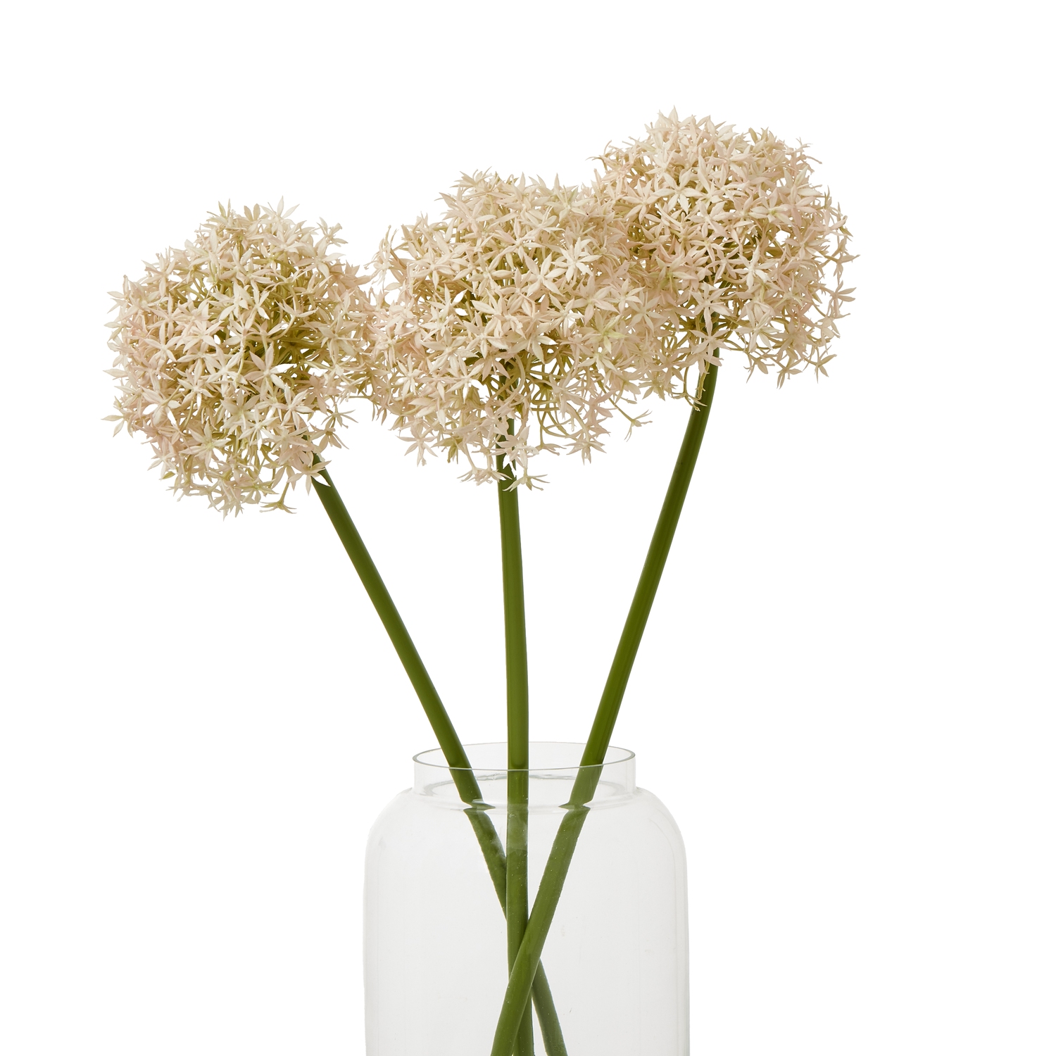 Artificial Allium Stem, Pink - 80cm x 16cm