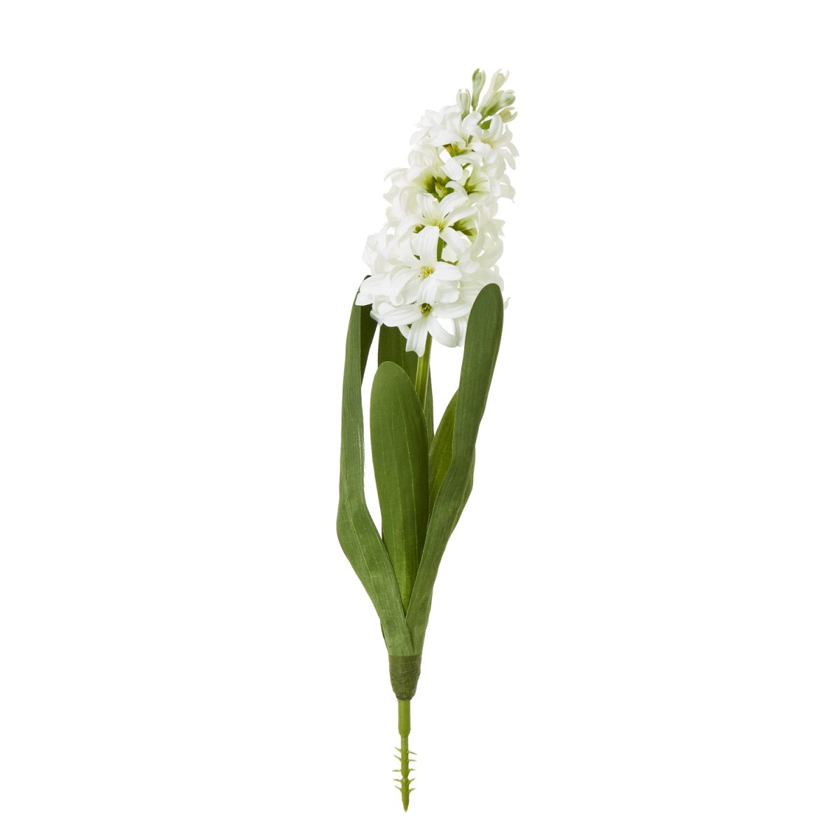 Artificial Hyacinth Stem, White - 44cm