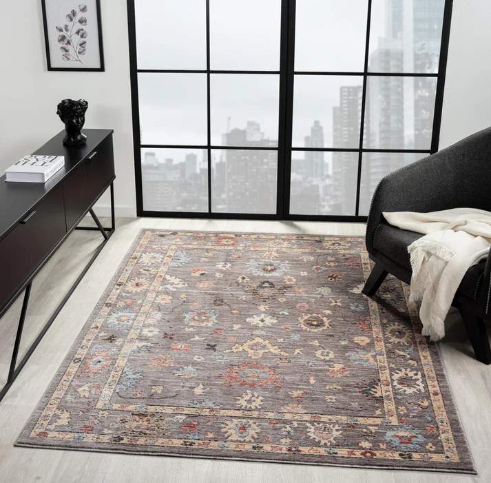 Heritage Rug, Grey