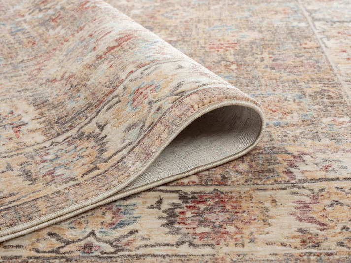 Alia Beige & Blue Rug