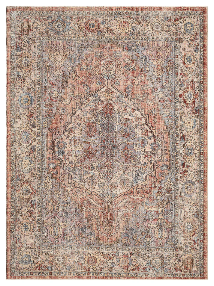 Alia 524AR Grey & Rose Rug