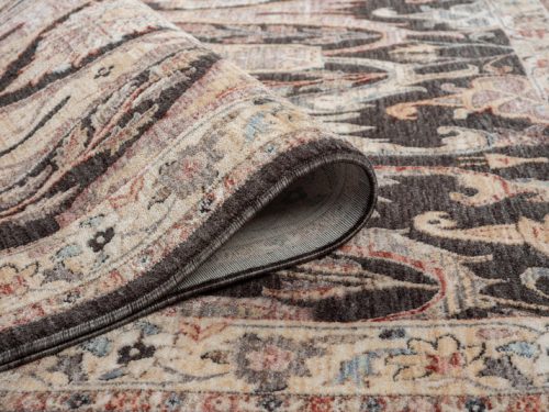 anthra and cream rug