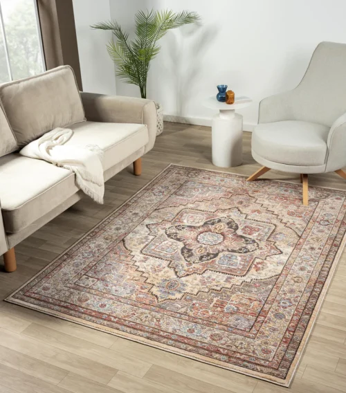Alia 842GL Anthra & Rose Rug