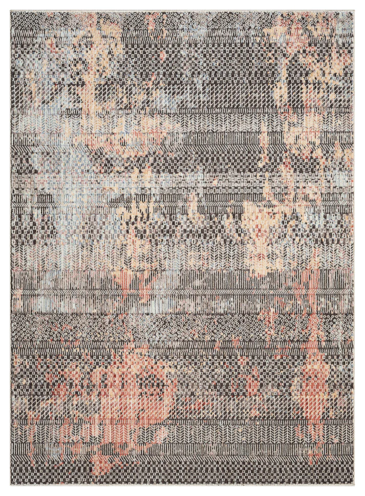 Alia 860GL Anthra & Rose Rug