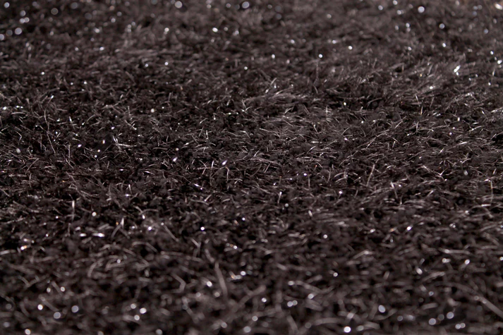 Sparkle Luxxe Shaggy Rug, Charcoal