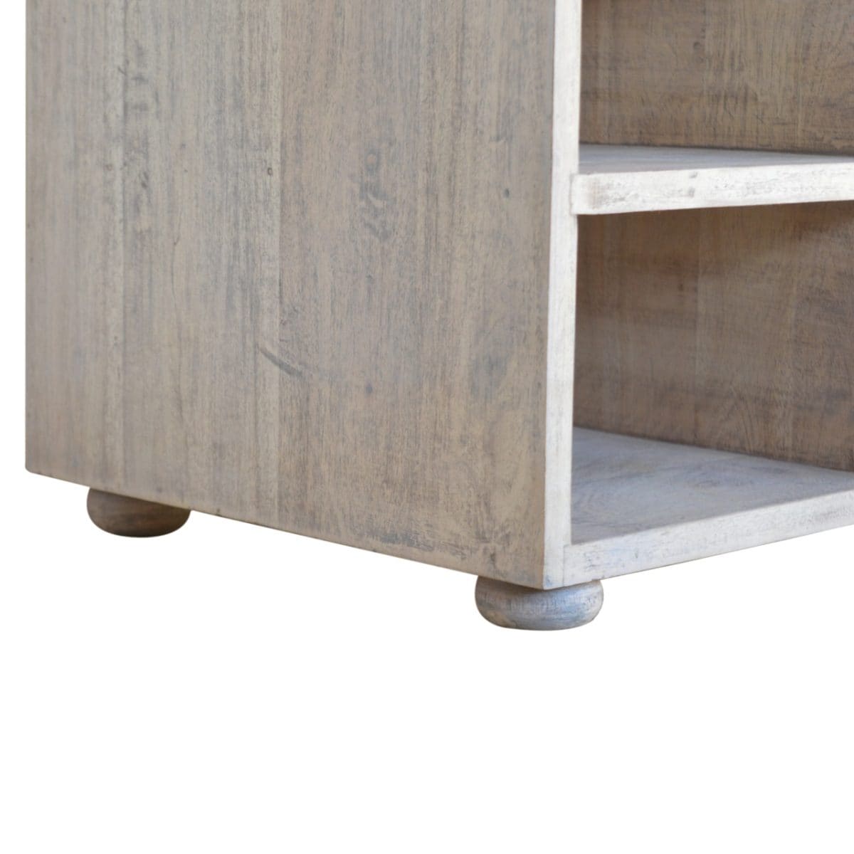 Leather Seat Storage Bench