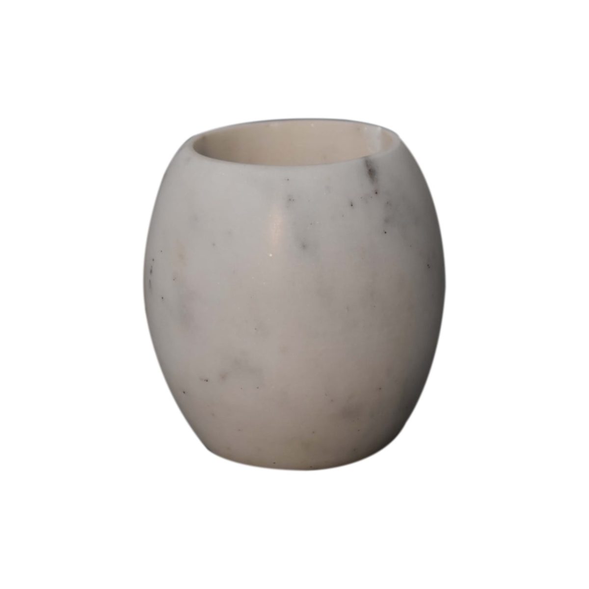Bathroom Accessories Set, White Marble