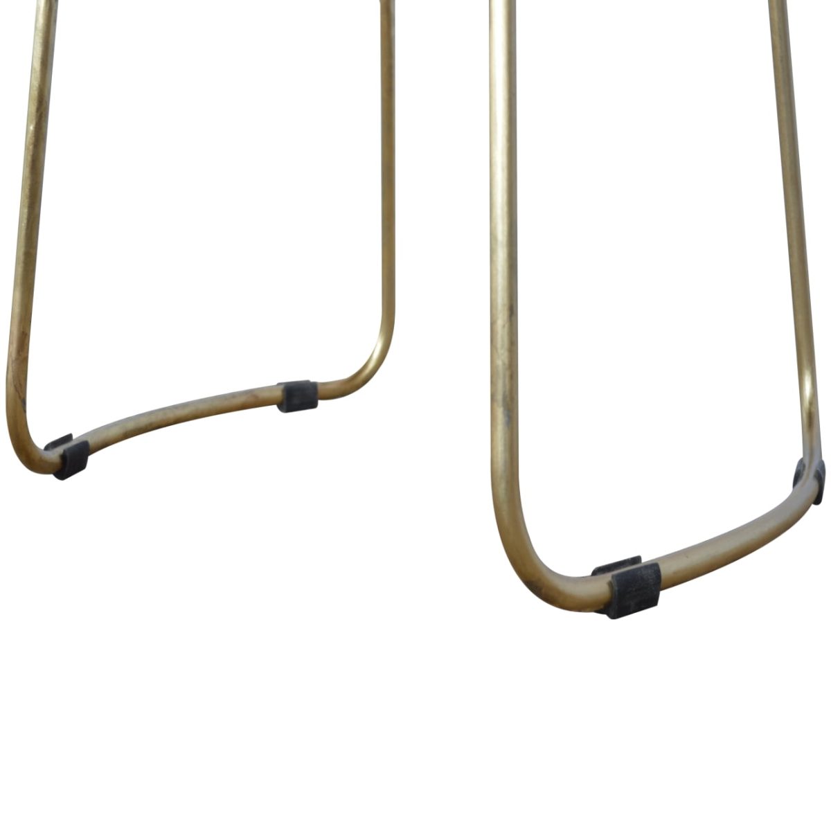 Anzio Industrial Barstool, Gold Legs