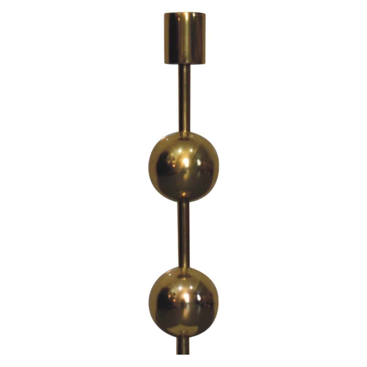 Audra Marble and Brass Candle Holder