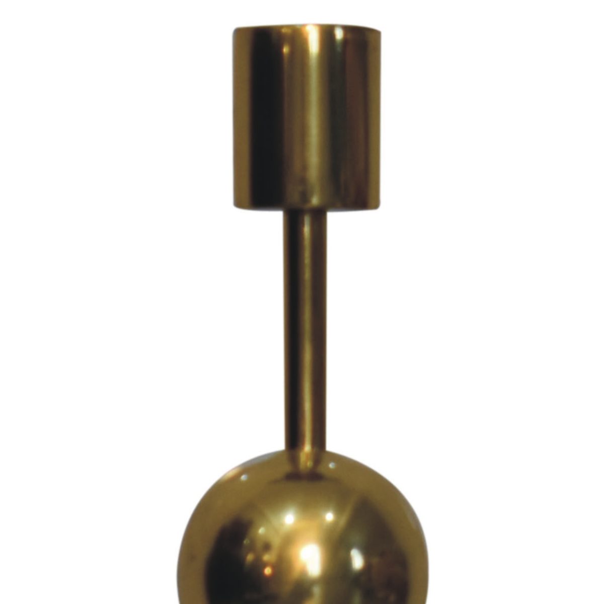 Audra Marble and Brass Candle Holder