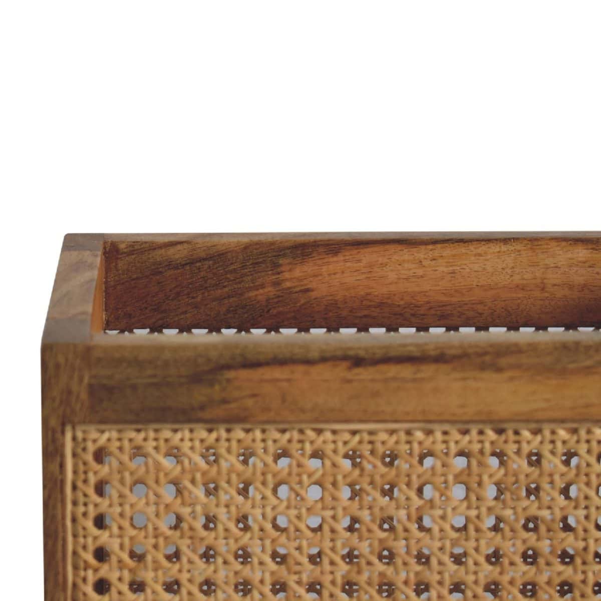 Handwoven Mango and Rattan Basket