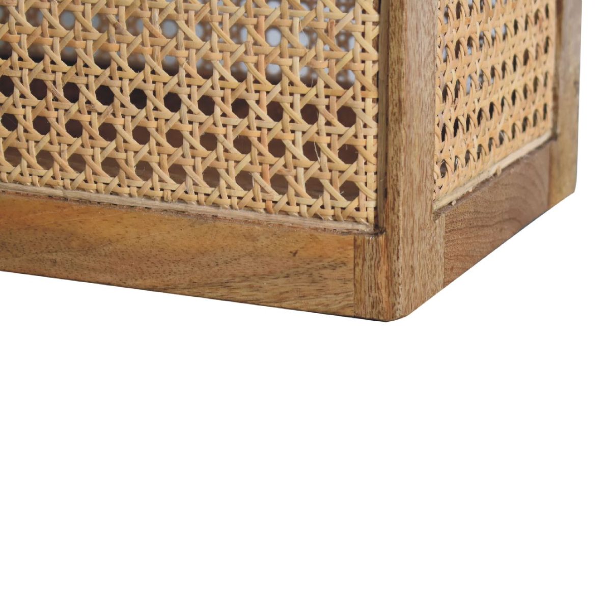 Handwoven Mango and Rattan Basket