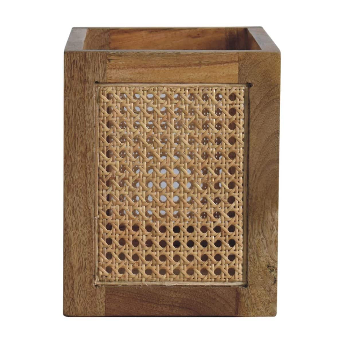 Handwoven Mango and Rattan Basket