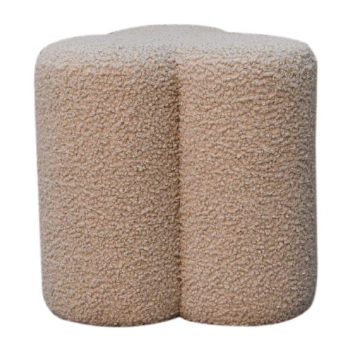 Boucle Footstool
