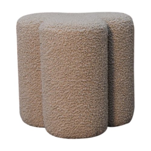 Boucle Footstool
