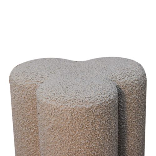 Boucle Footstool