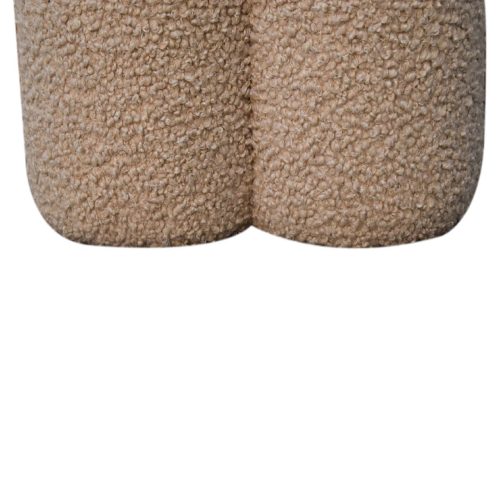 Boucle Footstool