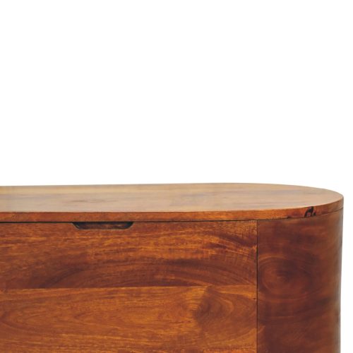 Chestnut Blanket Box with Legs