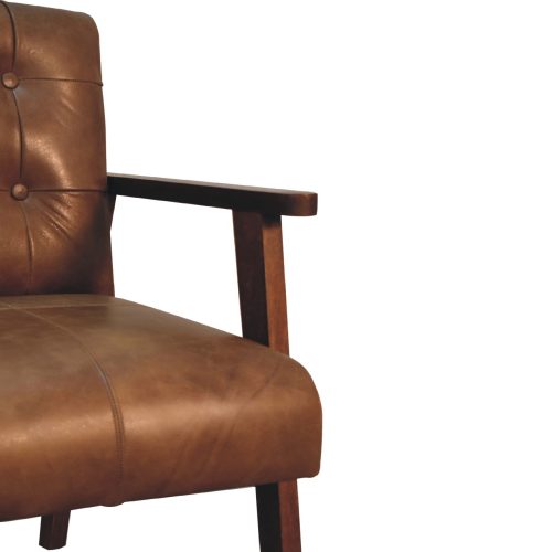 Artezzan Brampton Leather Armchair, Brown