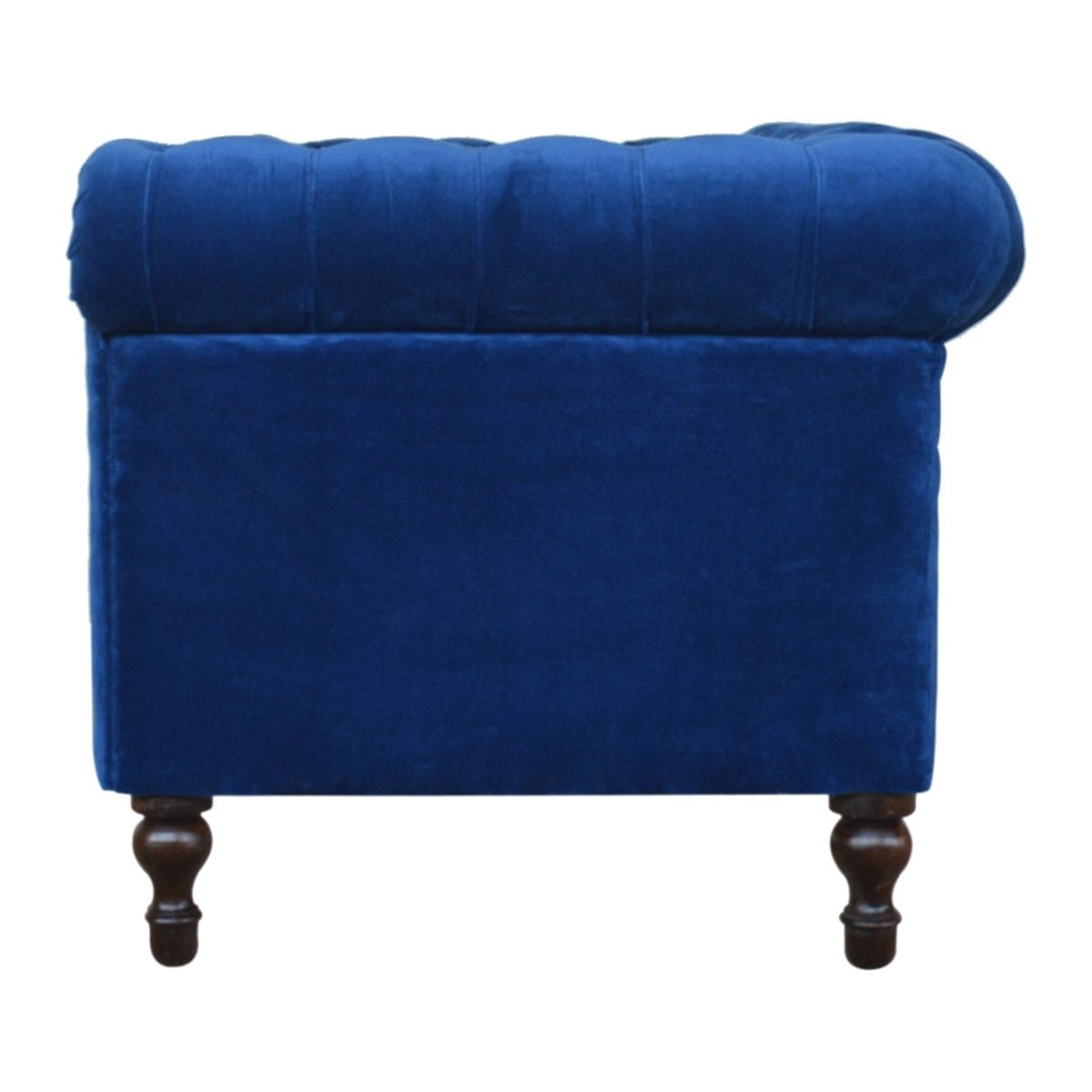 Artezzan Darwin Chesterfield Sofa 2 Seater, Royal Blue Velvet