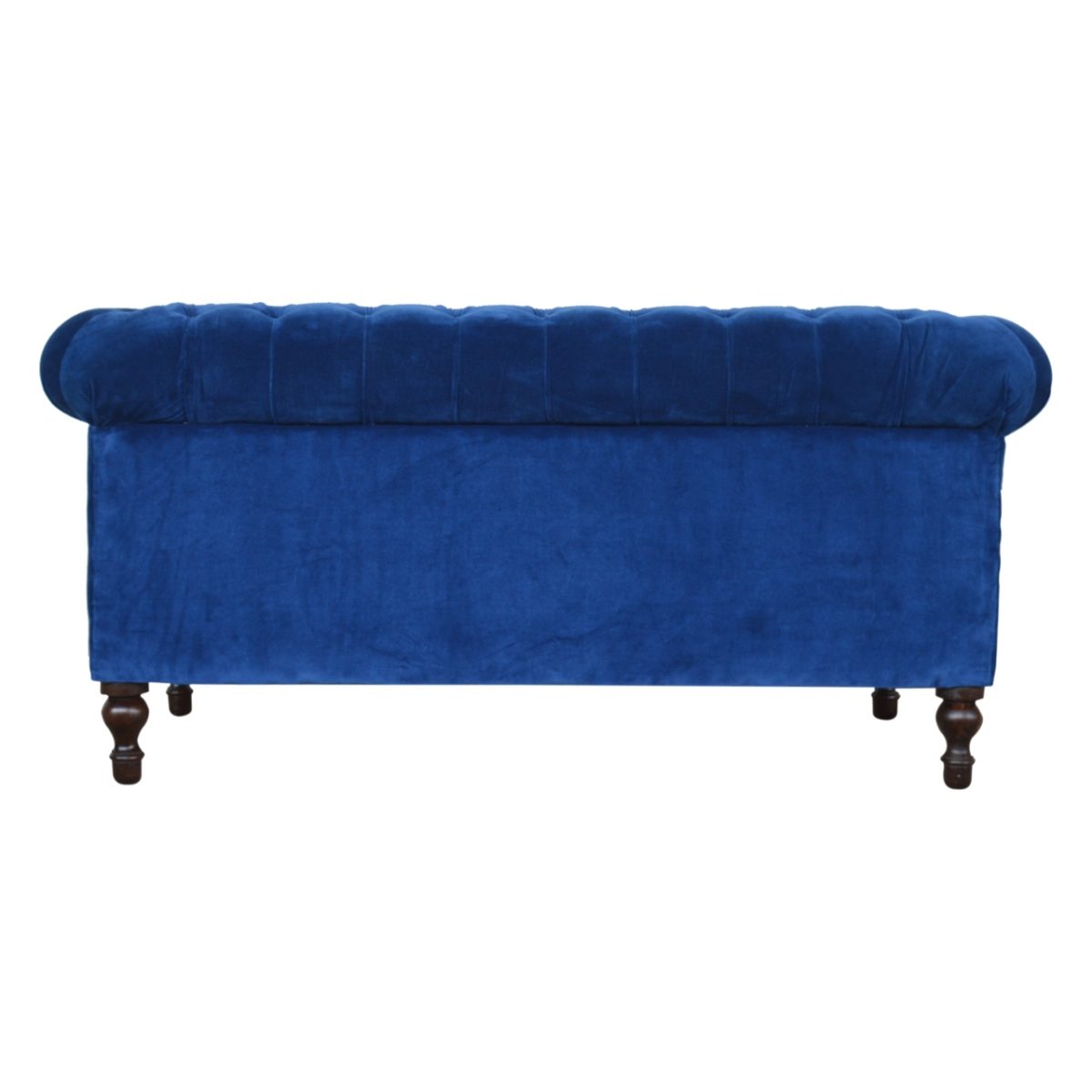 Artezzan Darwin Chesterfield Sofa 2 Seater, Royal Blue Velvet