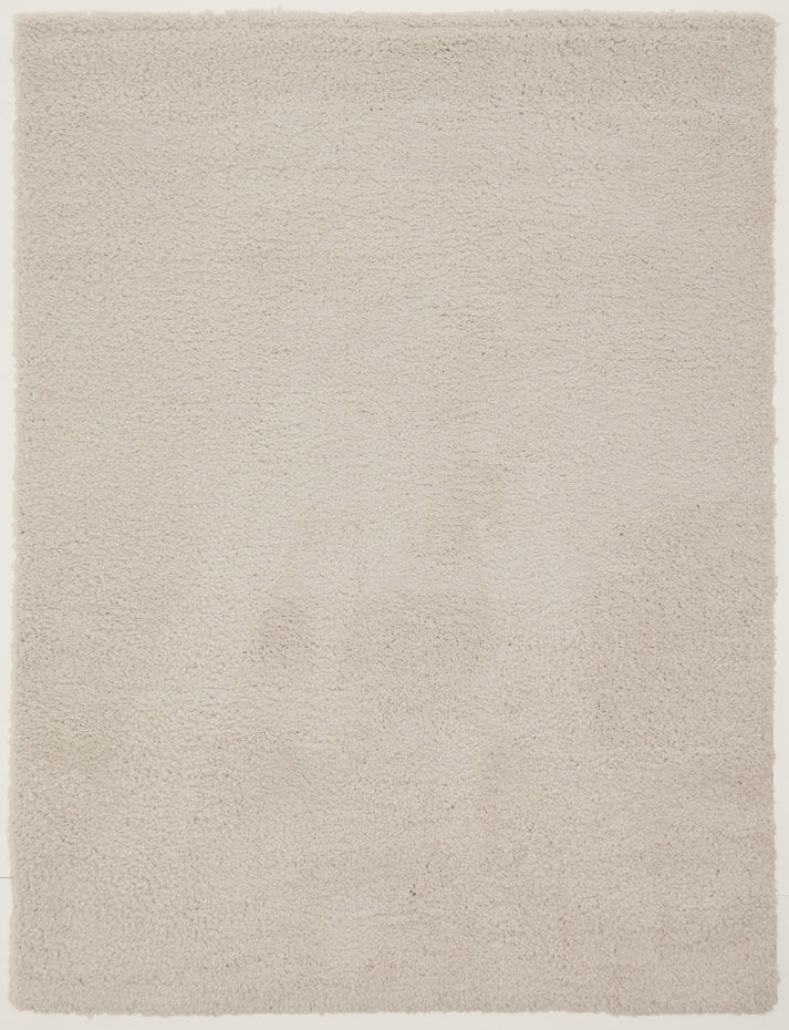 Silver Plush Teddy Bear Fabric Rug