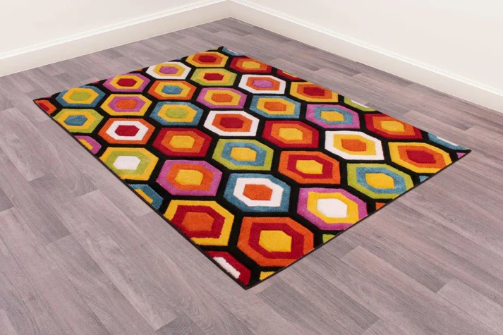 Spectre Carved Marco Multi Rug