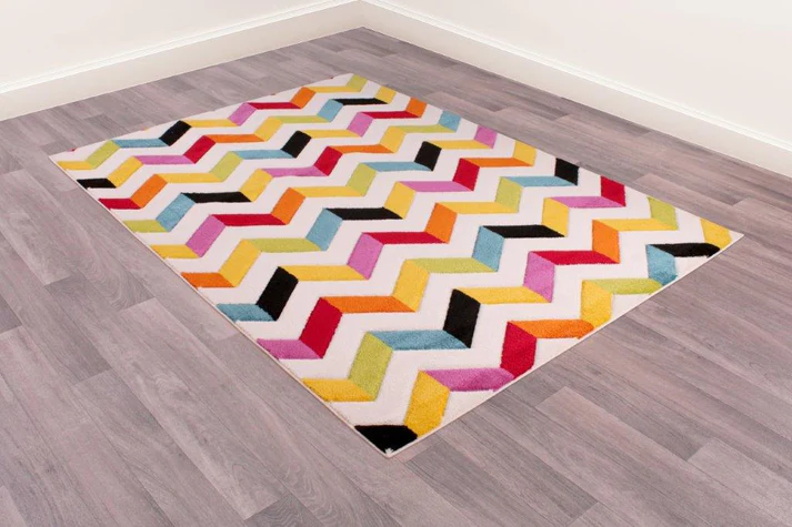 Spectre Carved Coral Multi Rug