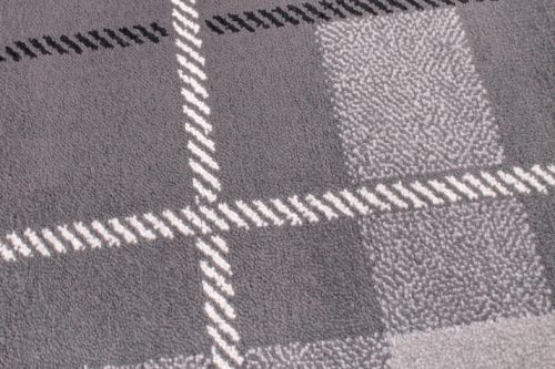 Tartan Grey Check Rug