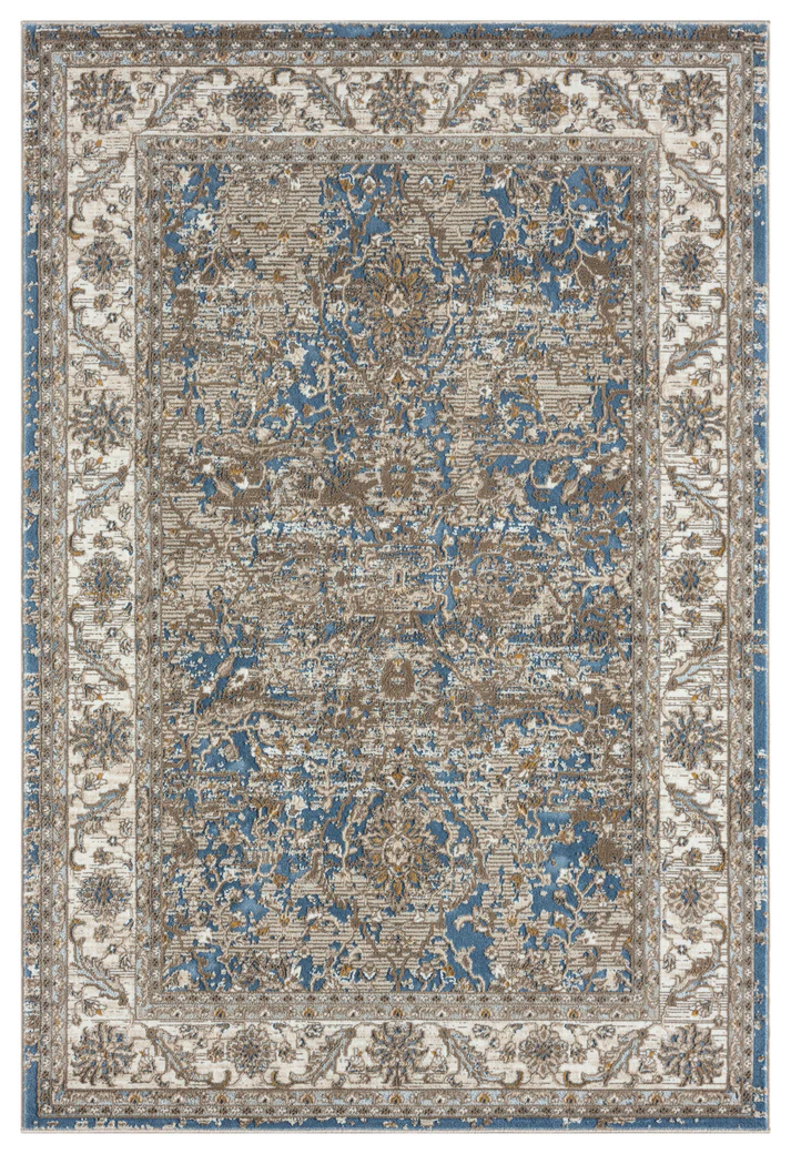 Grace Grace Vintage Rug, Blue Brown